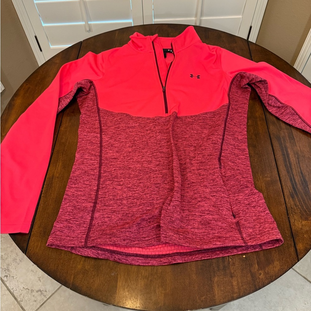 Under Armour Pink and Red Sweatshirt